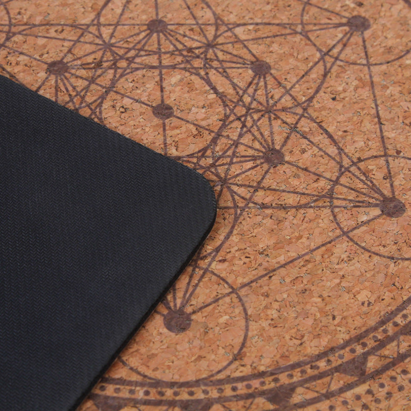 Natural Rubber Cork Yoga Mat - Mysticaltrend