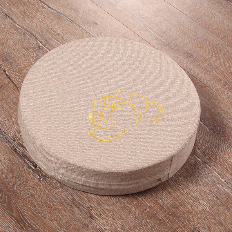 Embroidered Lotus Meditation Futon - Mysticaltrend
