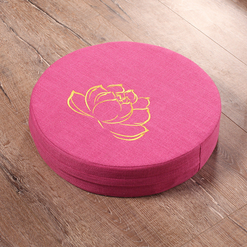Embroidered Lotus Meditation Futon - Mysticaltrend