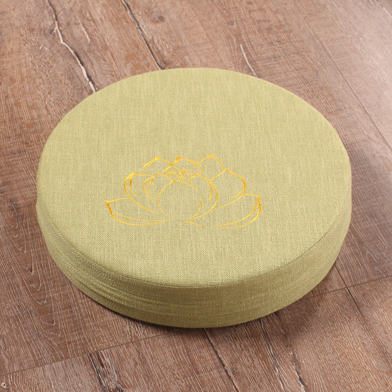 Embroidered Lotus Meditation Futon - Mysticaltrend