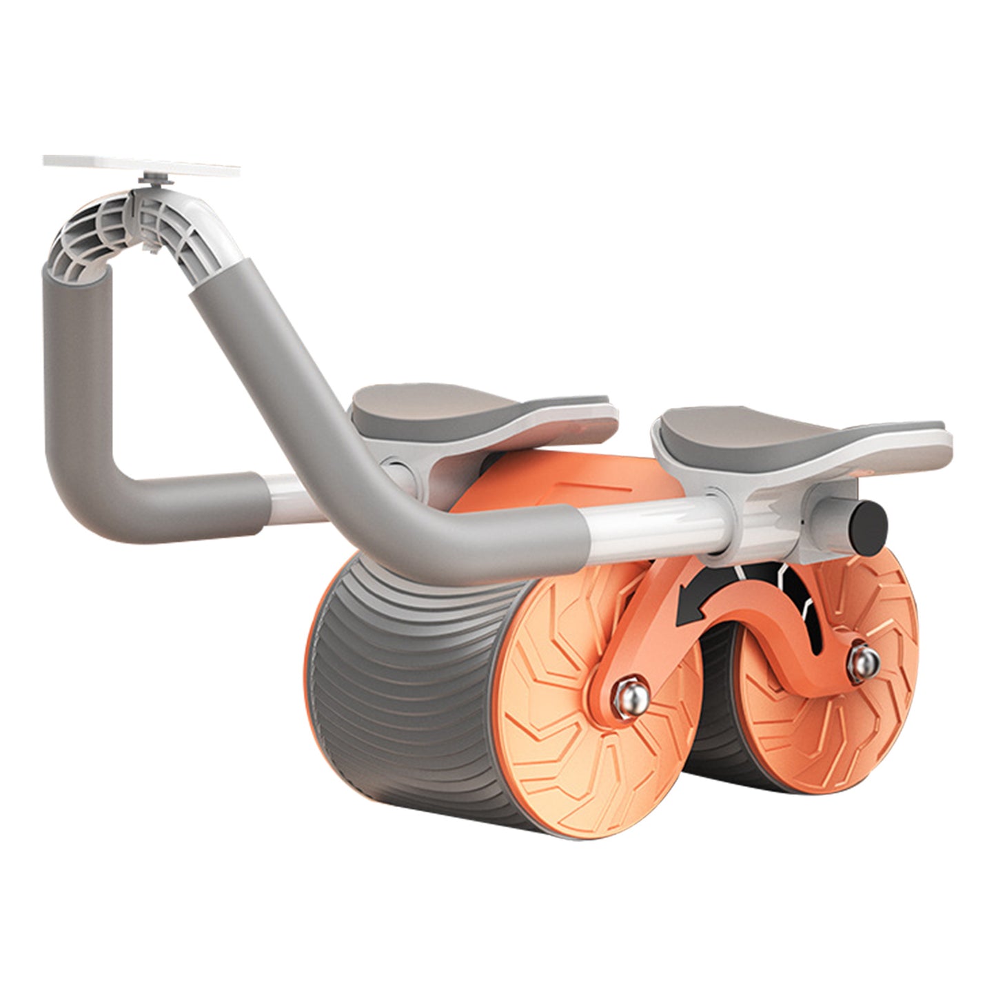 Unisex 2-in-1 Home Exercise Belly Wheel for Indoor Fitness and Sports