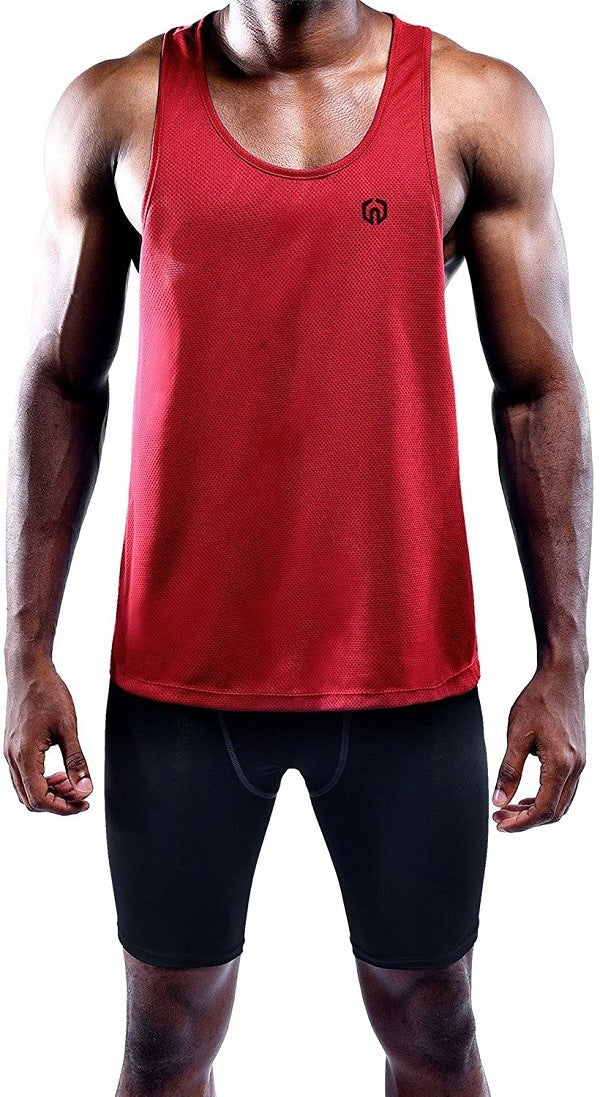 Summer Men's Trendy Basketball Vest – Casual Loose Sleeveless Training Top for Exercise & Street Style