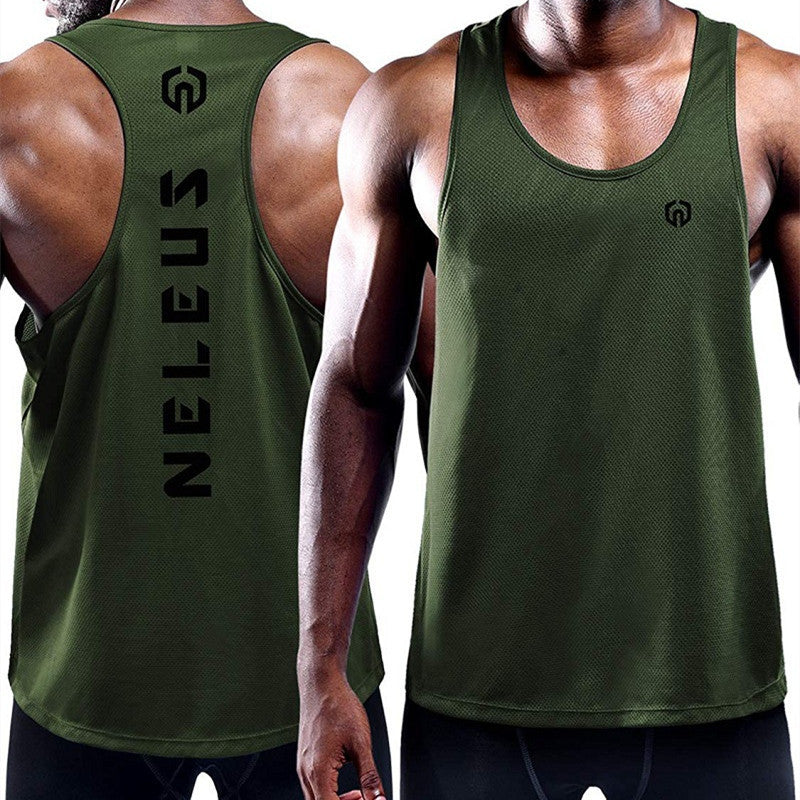 Summer Men's Trendy Basketball Vest – Casual Loose Sleeveless Training Top for Exercise & Street Style