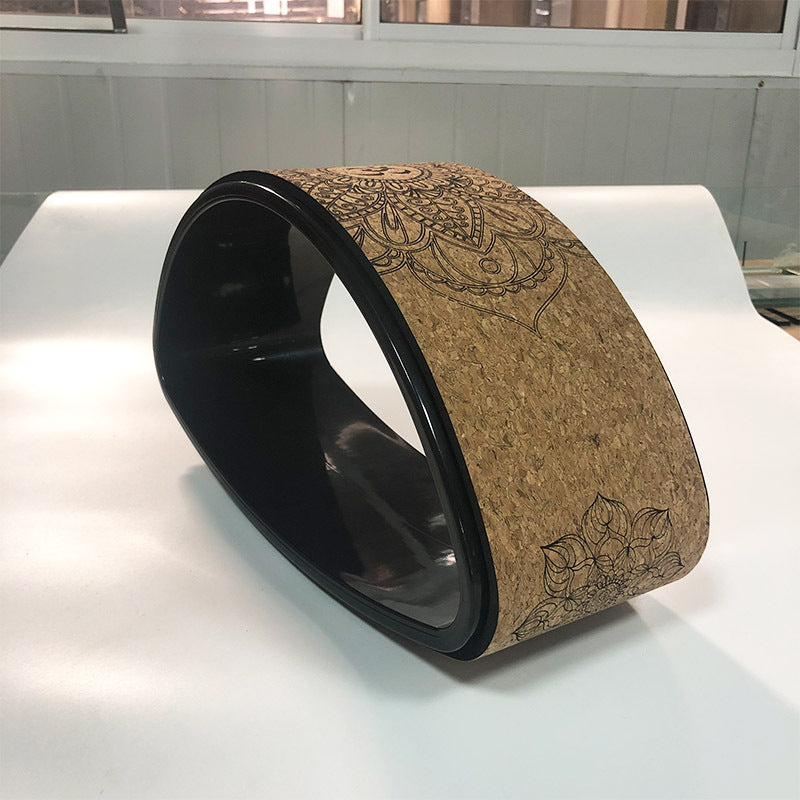 Half-Round Backbend Cork Yoga Wheel - Mysticaltrend