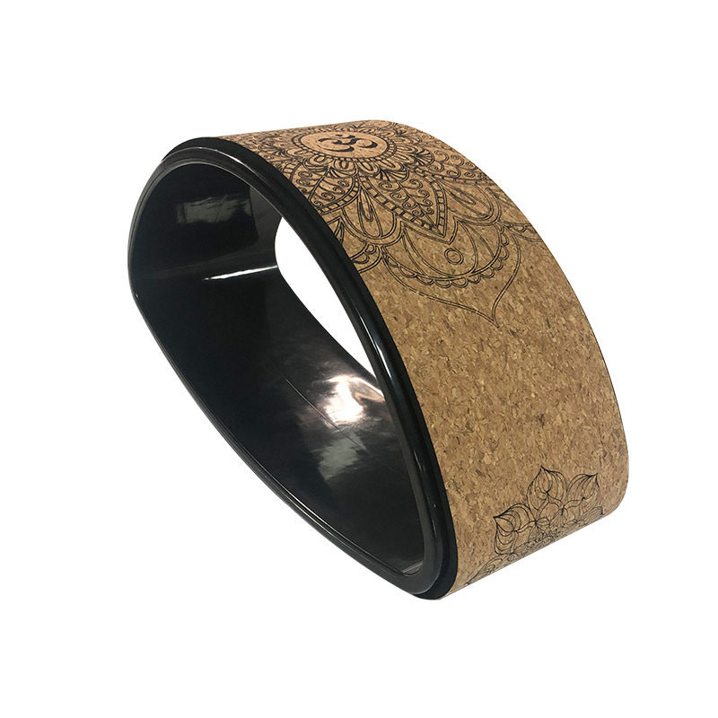 Half-Round Backbend Cork Yoga Wheel - Mysticaltrend