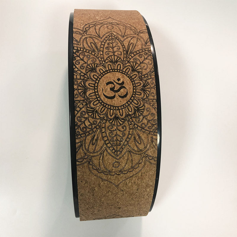 Half-Round Backbend Cork Yoga Wheel - Mysticaltrend