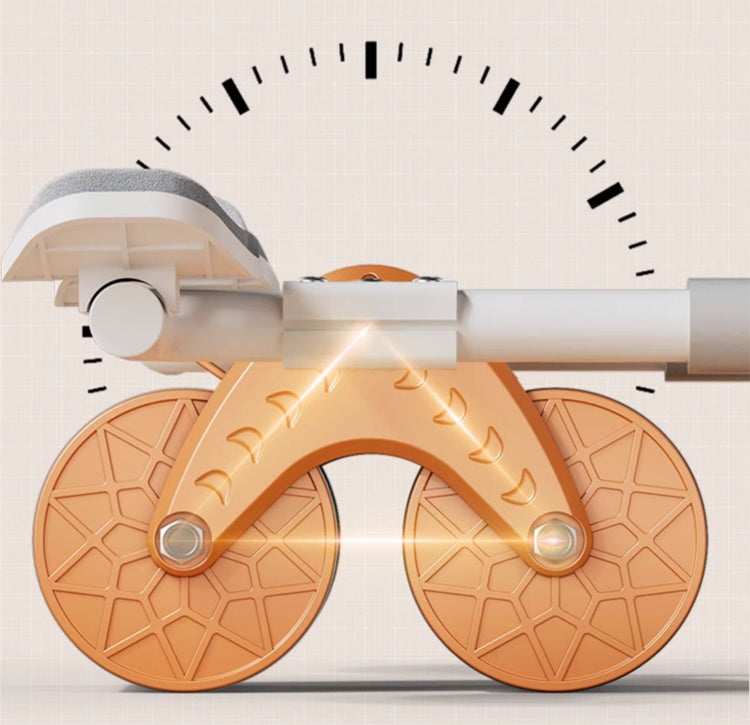 Unisex 2-in-1 Home Exercise Belly Wheel for Indoor Fitness and Sports