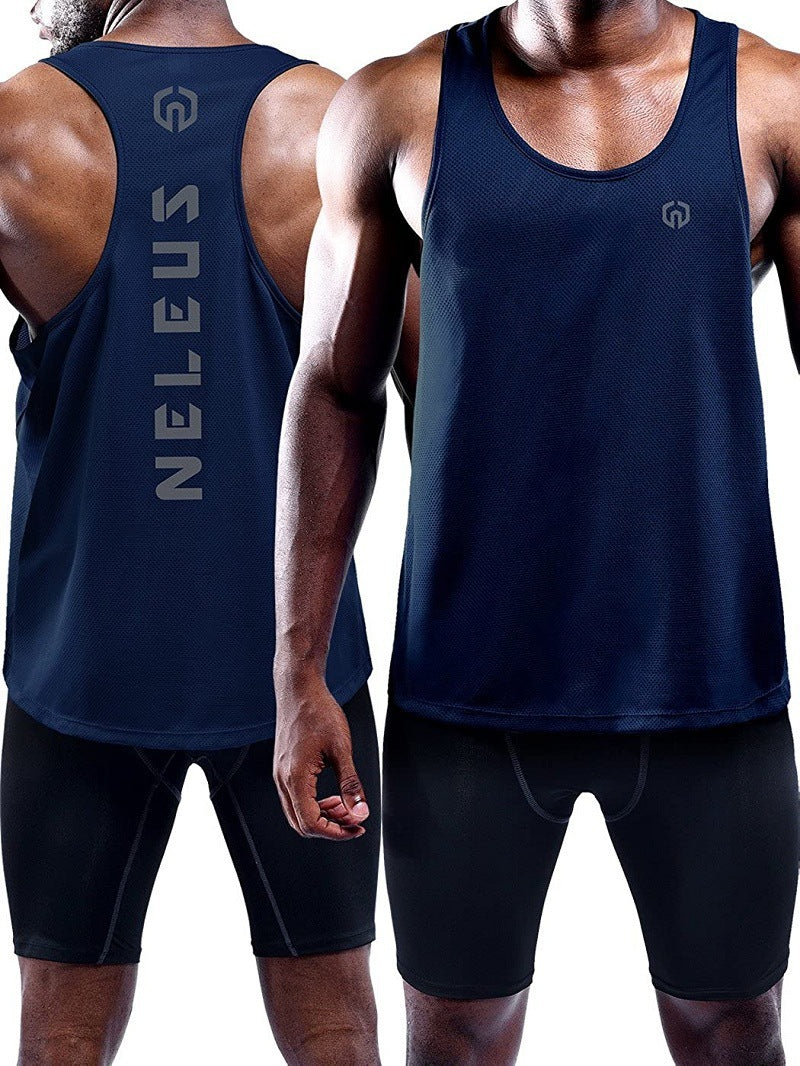 Summer Men's Trendy Basketball Vest – Casual Loose Sleeveless Training Top for Exercise & Street Style