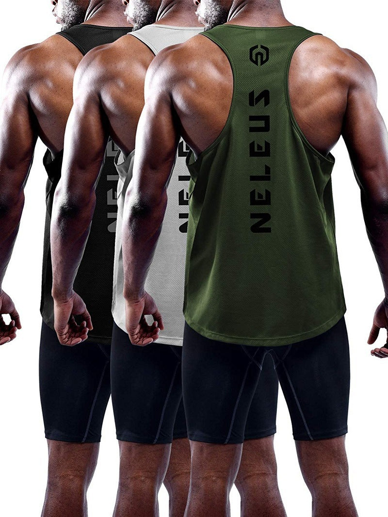 Summer Men's Trendy Basketball Vest – Casual Loose Sleeveless Training Top for Exercise & Street Style