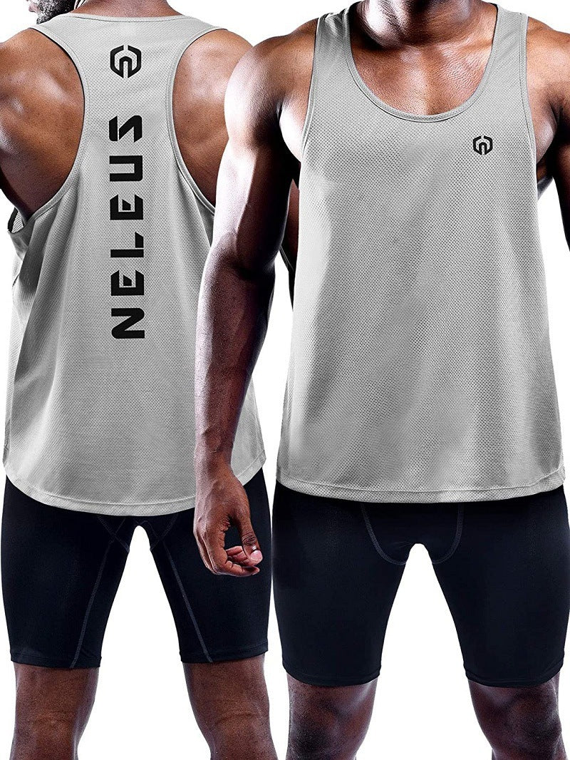 Summer Men's Trendy Basketball Vest – Casual Loose Sleeveless Training Top for Exercise & Street Style