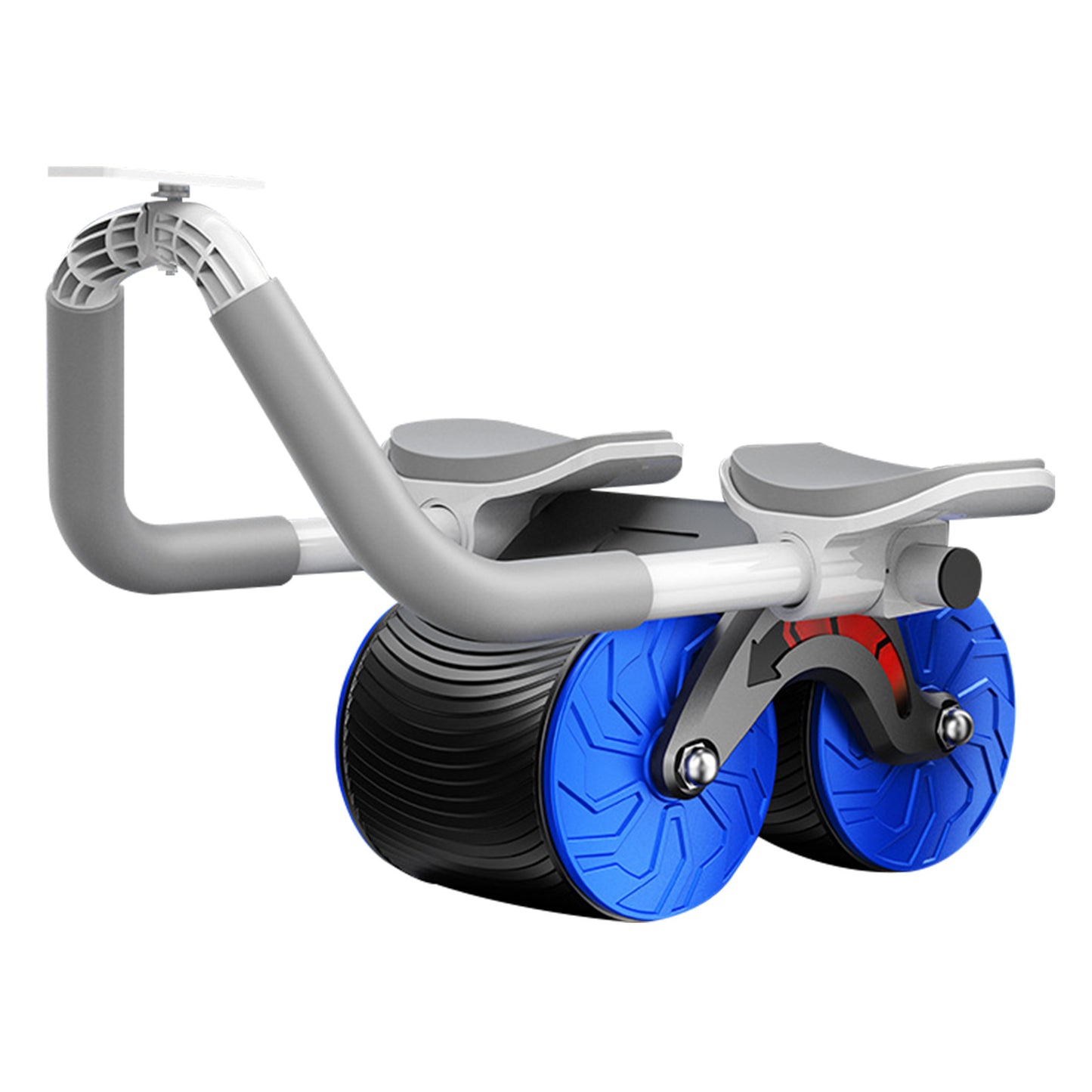 Unisex 2-in-1 Home Exercise Belly Wheel for Indoor Fitness and Sports