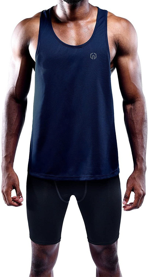 Summer Men's Trendy Basketball Vest – Casual Loose Sleeveless Training Top for Exercise & Street Style