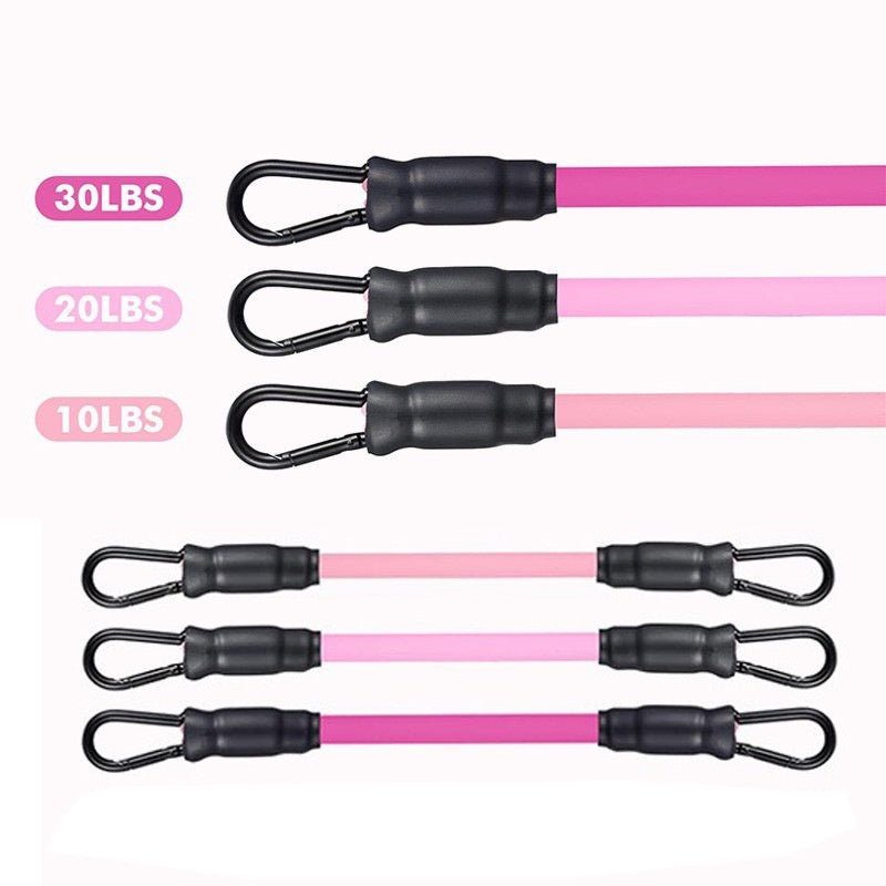 Ankle Strap Resistance Bands for Hip & Leg Strength – Elastic Fitness Pull Rope for Home, Yoga, Pilates, CrossFit & Gym Workouts