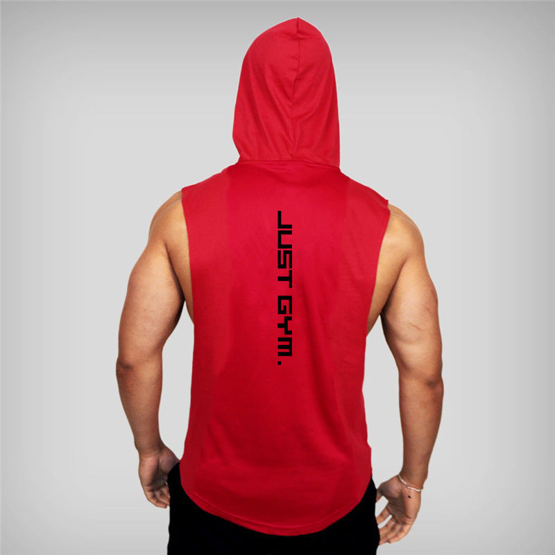 Men Fitness Hooded Vest - Mysticaltrend