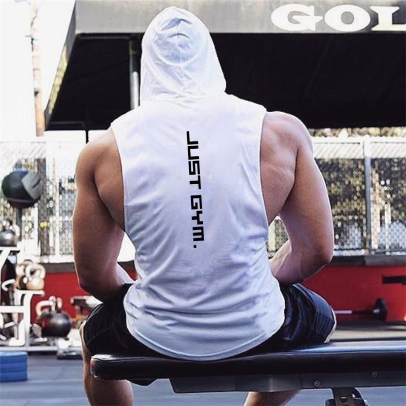 Men Fitness Hooded Vest - Mysticaltrend