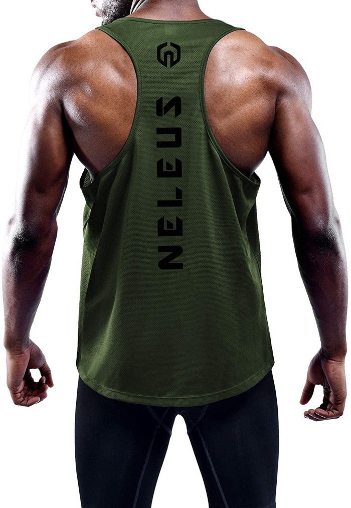 Summer Men's Trendy Basketball Vest – Casual Loose Sleeveless Training Top for Exercise & Street Style