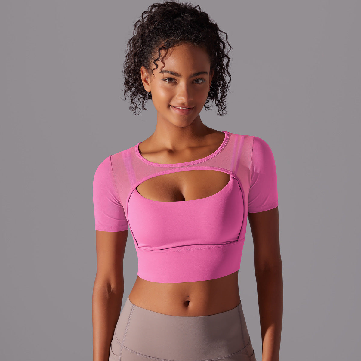 Double Layer Yoga Top - Mysticaltrend