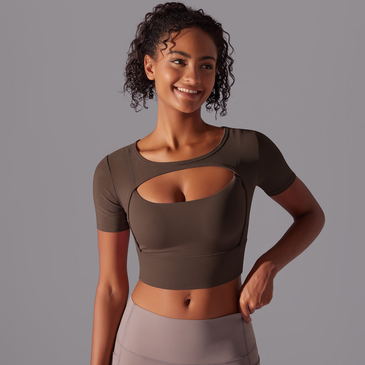 Double Layer Yoga Top - Mysticaltrend