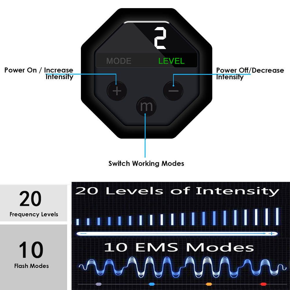 Rechargeable Fitness Belt Abdominal Patch - Mysticaltrend