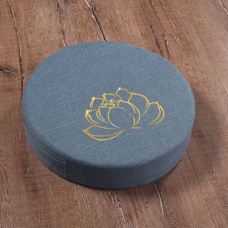 Embroidered Lotus Meditation Futon