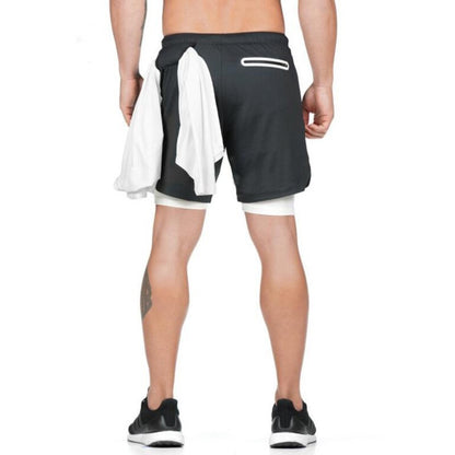 2-In-1 Double-deck Workout Shorts