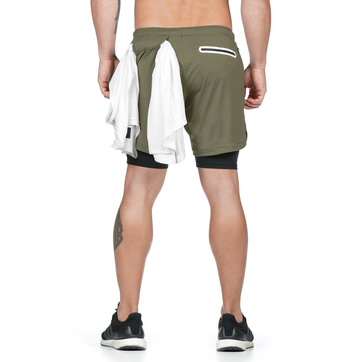 2-In-1 Double-deck Workout Shorts