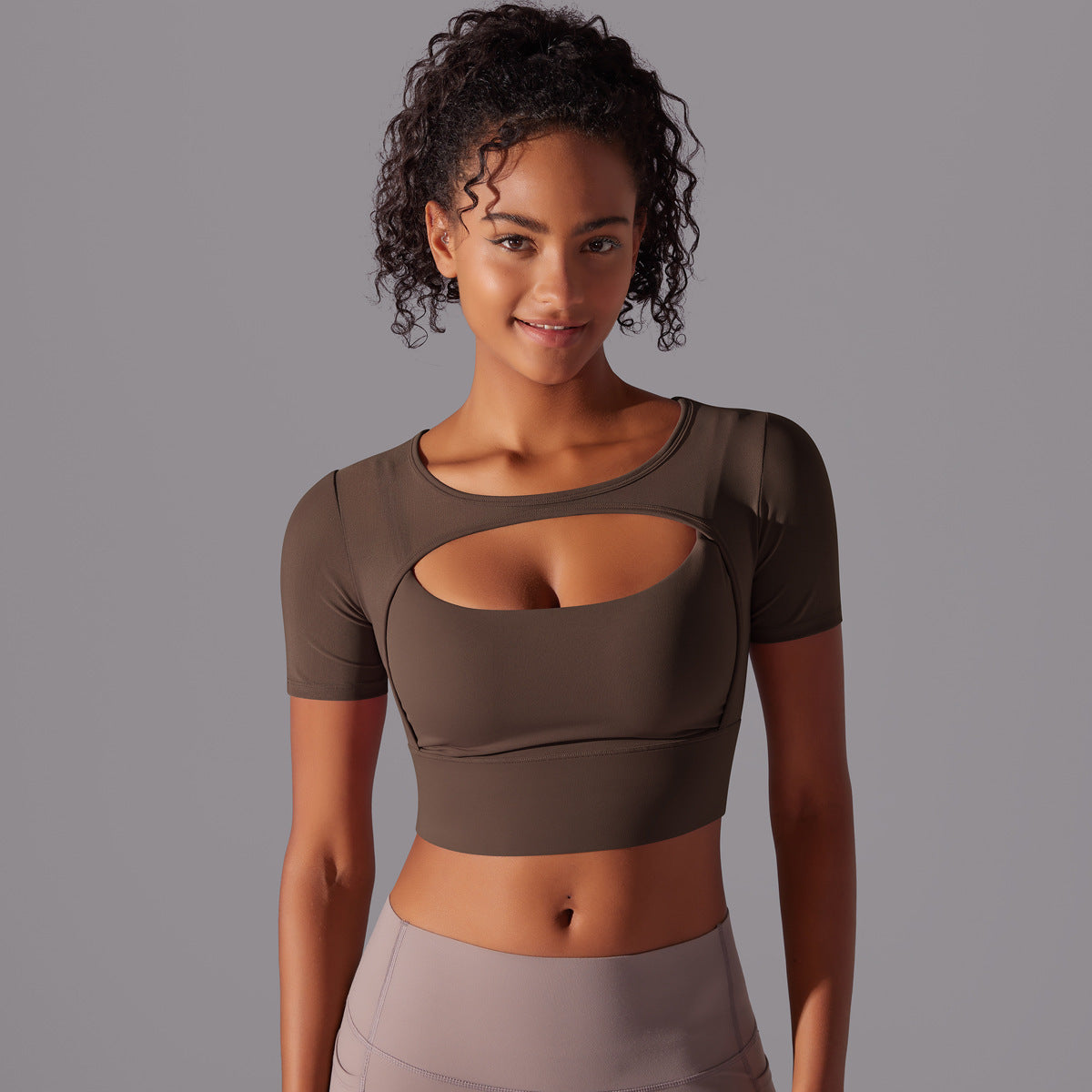 Double Layer Yoga Top